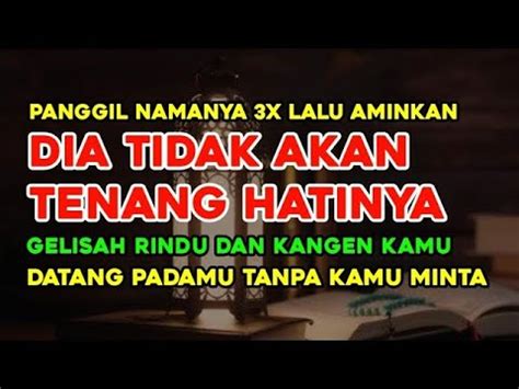 KISAH NYATA UCAP NAMANYA 3X DIA AKAN TERGILA GILA PADAMU CINTA MATI