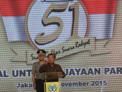 Puncak Perayaan Hut Partai Golkar Antara Foto