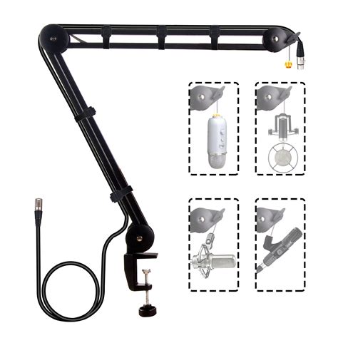 Buy DuaFire Microphone Arm Stand Mic Suspension Scissor Stand Boom Arm