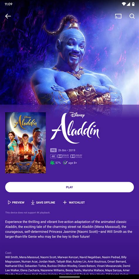 Some 4K Disney Movies are $5 OFF. Can confirm for Google & Microsoft ...