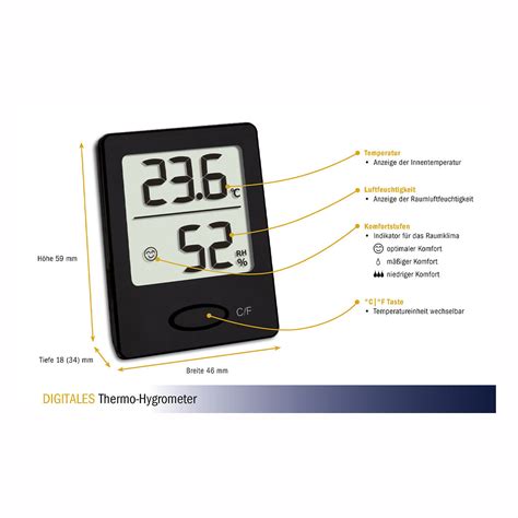 Digitales Thermo Hygrometer Tfa Dostmann