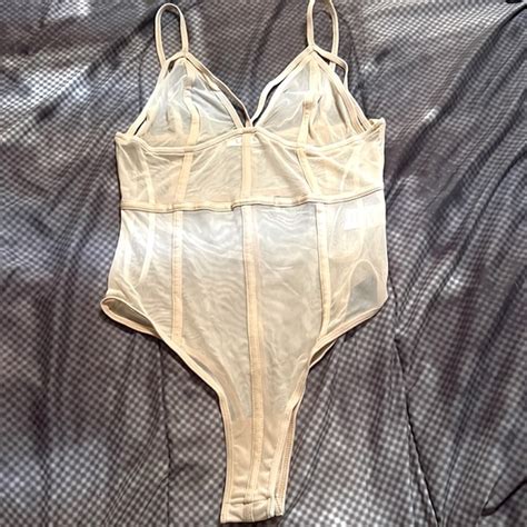 Love J Intimates Sleepwear Nude One Piece Lingerie Size Small Poshmark