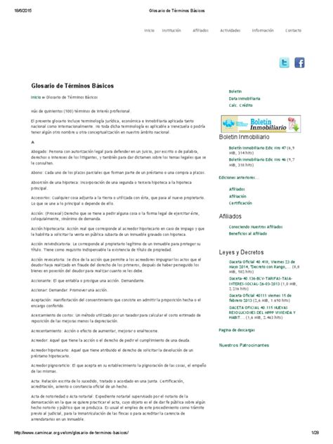 Pdf Glosario De T Rminos B Sicos Inmobiliarios Dokumen Tips