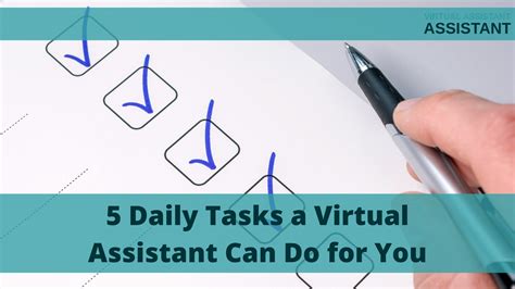 5 Daily Tasks A Virtual Assistant Can Do For You Let Us Help