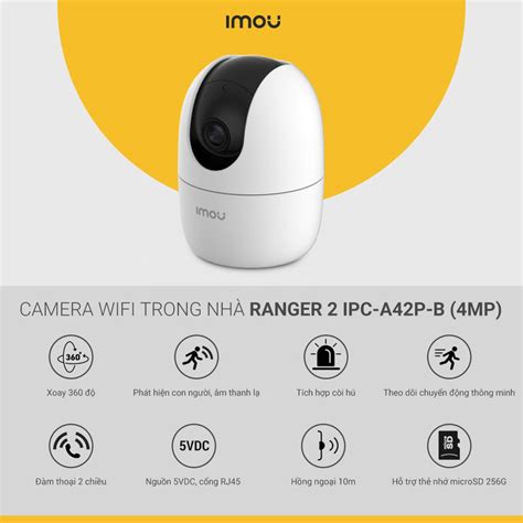 Imou Ipc A42p D V2 Camera Wifi 4mp Ai