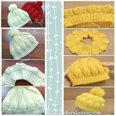 Sintético 100 Foto Patrones De Gorros Tejidos A Crochet Paso A Paso