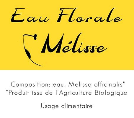 Eau Florale Melisse 2019 Simplaromat