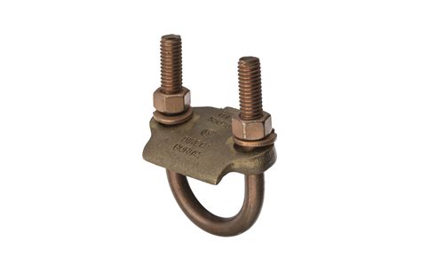 Heavy Duty Bronze U Bolt Clamp Pipe Awg For Burial Nsi