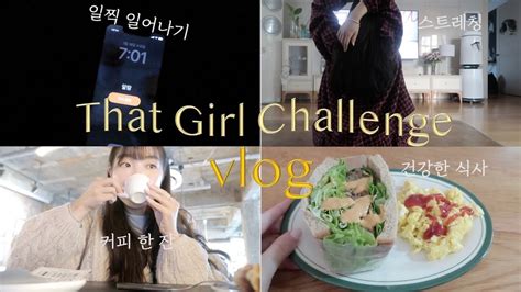 갓생‼️댓걸챌린지 Vlog 새해 무너지는 루틴을 잡아라 컬리 추천샐러드판다 Kart 카레 행궁동 카페 프랭크