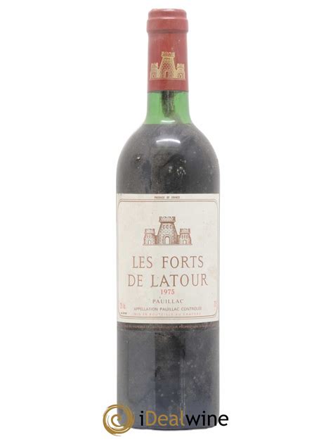 Buy Les Forts De Latour Second Vin 1975 Lot 7714