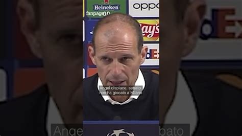 Disastro Juve Allegri La decisione è stata presa shorts YouTube