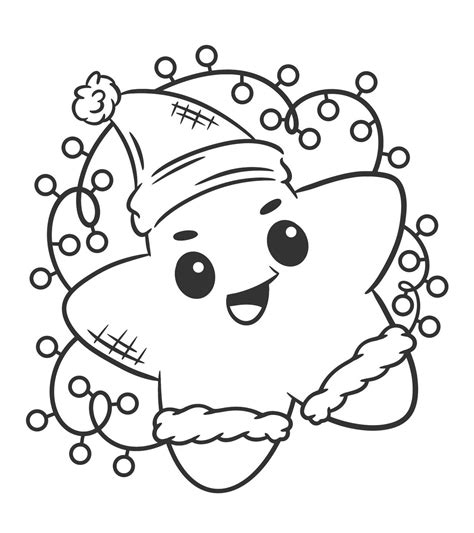 Christmas Star - Coloring Page by jeffdoute on DeviantArt