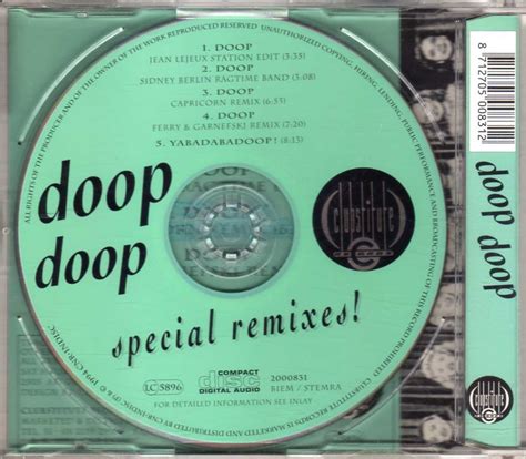 Doop Doop Special Remixes Cdm Eurodance 90 Cd Shop