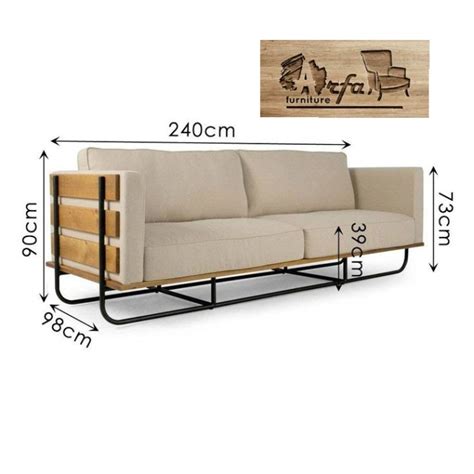 Kursi Sofa Minimalis Rangka Besi Baci Living Room