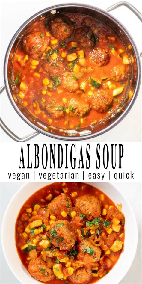 Albondigas Soup Contentedness Cooking