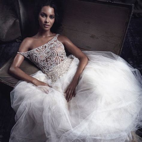 Lais Ribeiro White Formal Dress Glamour Wedding Dresses Lace