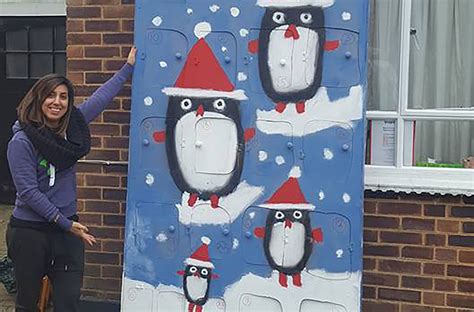 London Man Makes Wife Giant Advent Calendar For Christmas Time