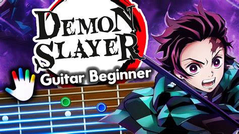 Demon Slayer - kamado tanjiro no uta Guitar Lessons for Beginners Go ...