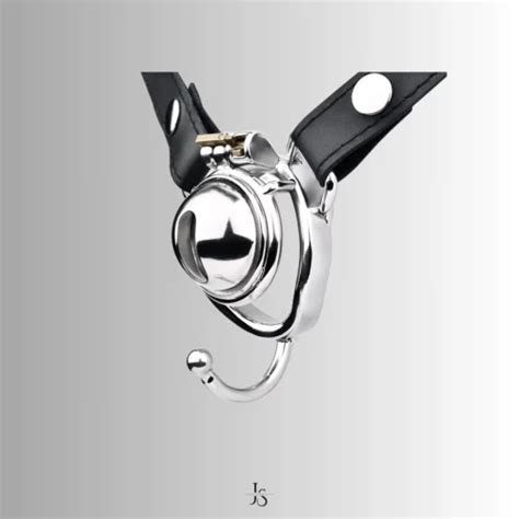 Flat Chastity Cage With Dildo Indulge In Restraint