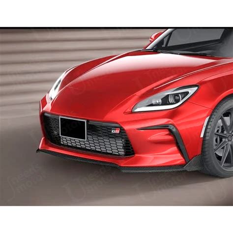 Carbon Fiber Print Front Splitter Lips Fits 2022 2024 Toyota Gr86