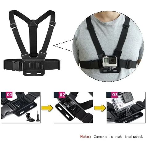 Arn S De Montaje En El Pecho Ajustable Para GoPro Accesorios Para C