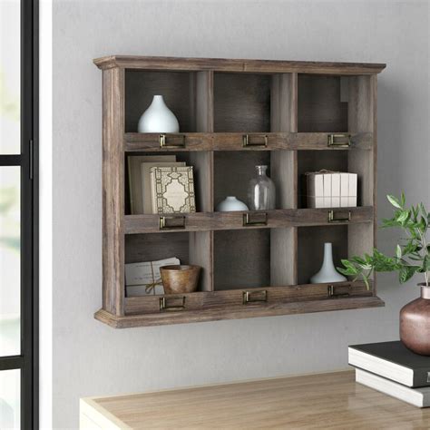 Three Posts™ Shefford Wooden Wall Shelf And Reviews Wayfair