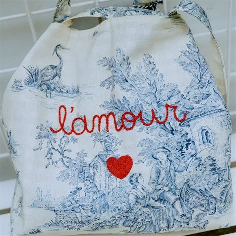 Sac Brod Main Lamour Fou X Kaori Embroidery L Amour Fou