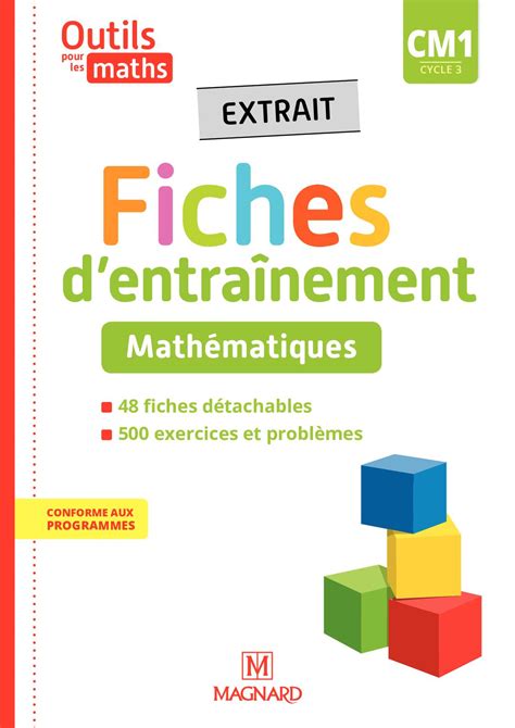 Calam O Extrait Outils Pour Les Maths Cm Fiches D Entra Nement