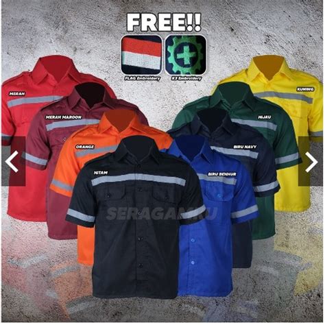 Jual Katelpak Wearpack Safety Atasan Safety Kemeja Safety Seragam