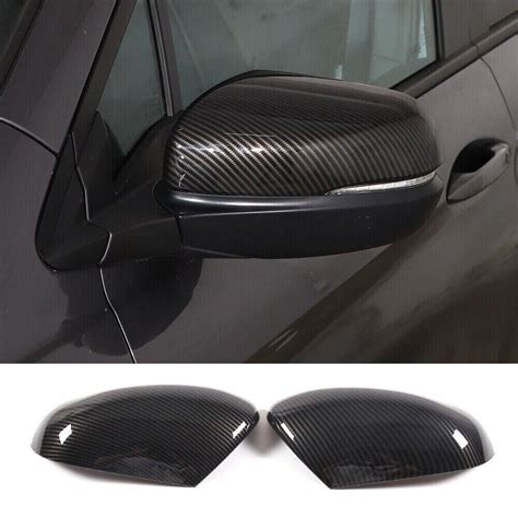 Carbon Fiber Abs Outer Side Rearview Mirror Caps Cover For Honda Pilot