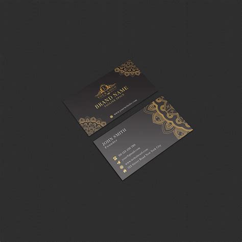 Luxury Business Card And Visiting Card Template Design Masterbundles