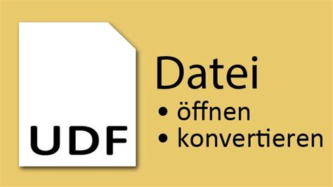 Udf Datei Ffnen So Geht S