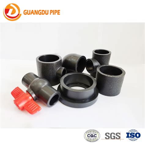 Pe100 Butt Fusion Pe Hdpe Pipe Fittings Weld Stub End Flange Adaptor