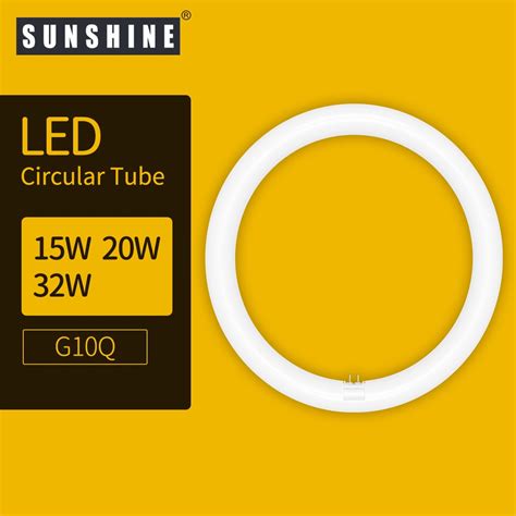 Sunshine Led Circular Tube W W W G Q Fitting Base Daylight