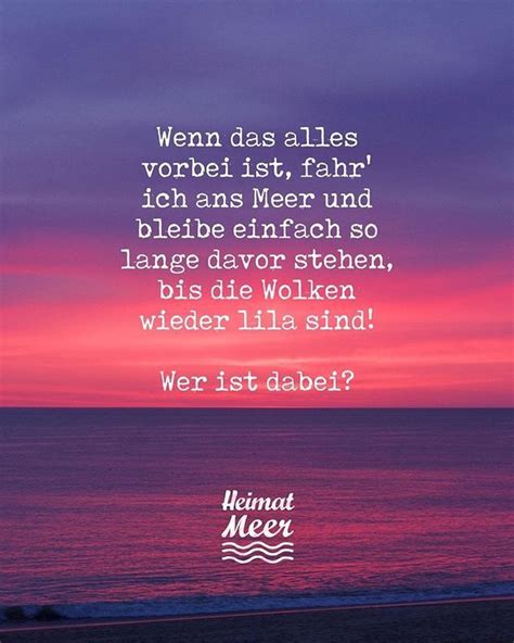 Heimatmeer Spr Che Vom Meer Auf Instagram Wenn Das Alles Erstmal