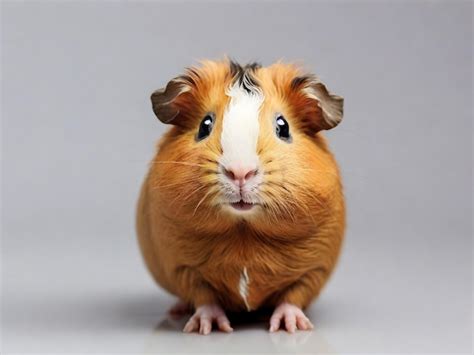 premium photo  guinea pig   black nose  ears   face