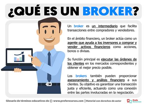 Qué es un Broker Definición de Broker