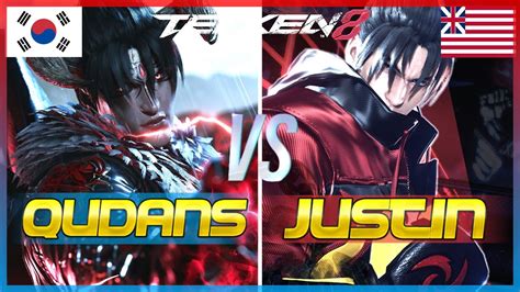 Tekken 8 Qudans Rank 1 Devil Jin Vs Justin Jin Kazama Ranked