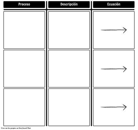 Plantilla De Proceso Storyboard Por Es Examples