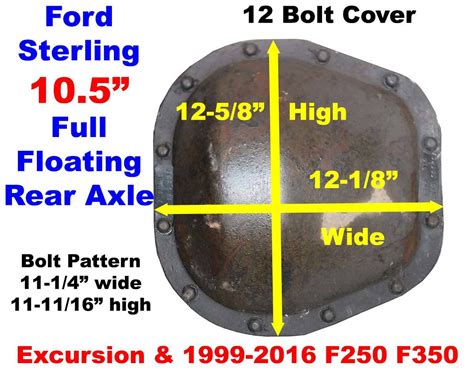 Sterling 10 5 Parts Tools Manuals For 1999 2016 Ford F250 F350 Rear Axle