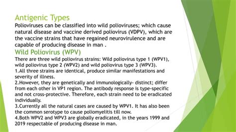 Poliomyelitis Microbiology Pptx