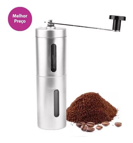 Moedor De Grãos Café Manual Aço Inox Moagem Moinho Cerâmica MercadoLivre