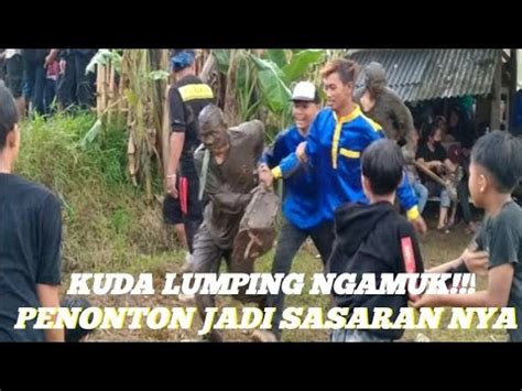 KUDA LUMPING NGAMUK PENONTON JADI SASARAN NYA SENI BENJANG PANCA