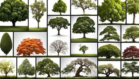 multiple tree types pictures