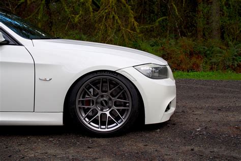 Bmw E90 Lci Sedan 3 Series With 18 Arc 8 Wheels In Hyper Black