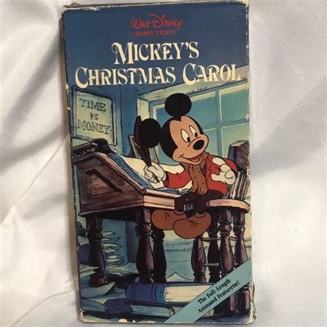 MICKEY S CHRISTMAS CAROL VHS Walt Disney Studios vintage film de Noël