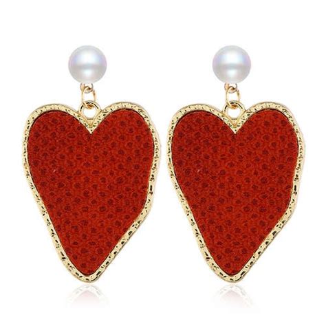 Golden Rimmed Irregular Heart Shape Design Women Fashion Statement