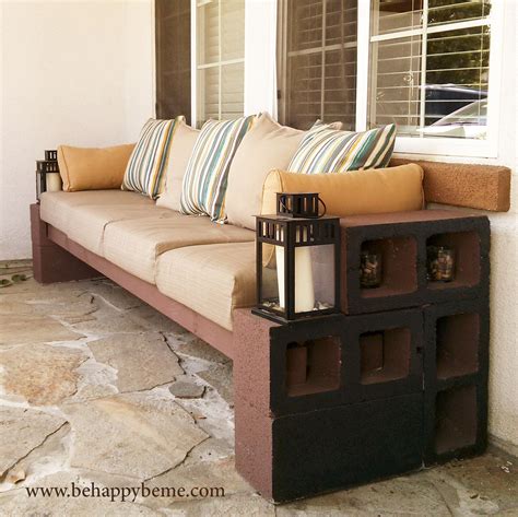 Diy Outdoor Seating Diy Outdoor Seating Home Cinder Block Bench