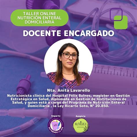 Taller Nutrici N Enteral Domiciliaria Da Edici N Nutriendo La Aps