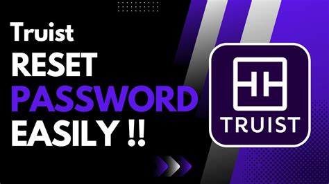 How To Reset Truist Password Truist Bank Online Truist Youtube